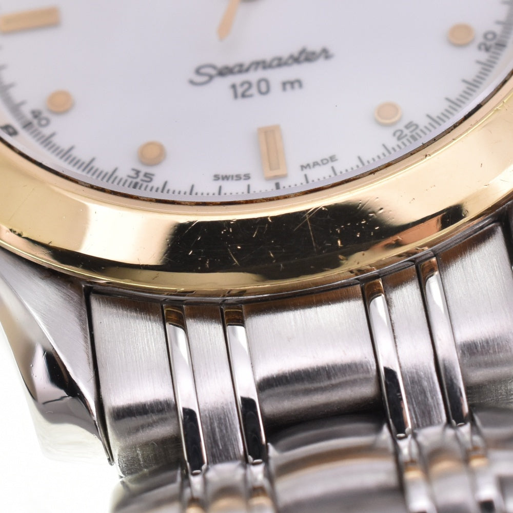 OMEGA Seamaster 120m 2311.20 Date YG bezel white Dial Quartz Men's
 Watch M#143064