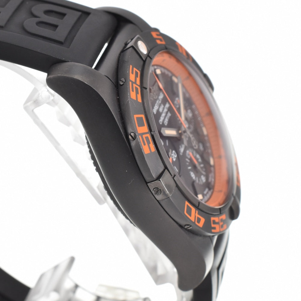 BREITLING Chrono mat 44 MB0111 Chronograph Date Black / orange Dial Automatic Men's
 Watch L#143065