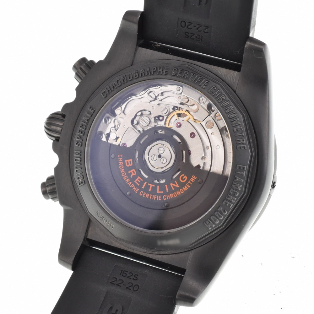 BREITLING Chrono mat 44 MB0111 Chronograph Date Black / orange Dial Automatic Men's
 Watch L#143065