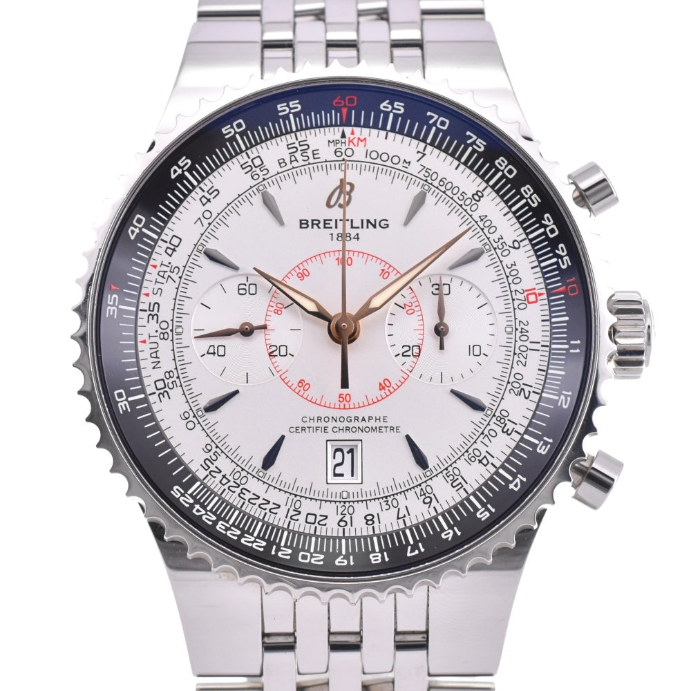 BREITLING Navitimer Montbrillant Legend A23340 Chronograph Date Silver Dial Automatic Men's
 Watch N#143067