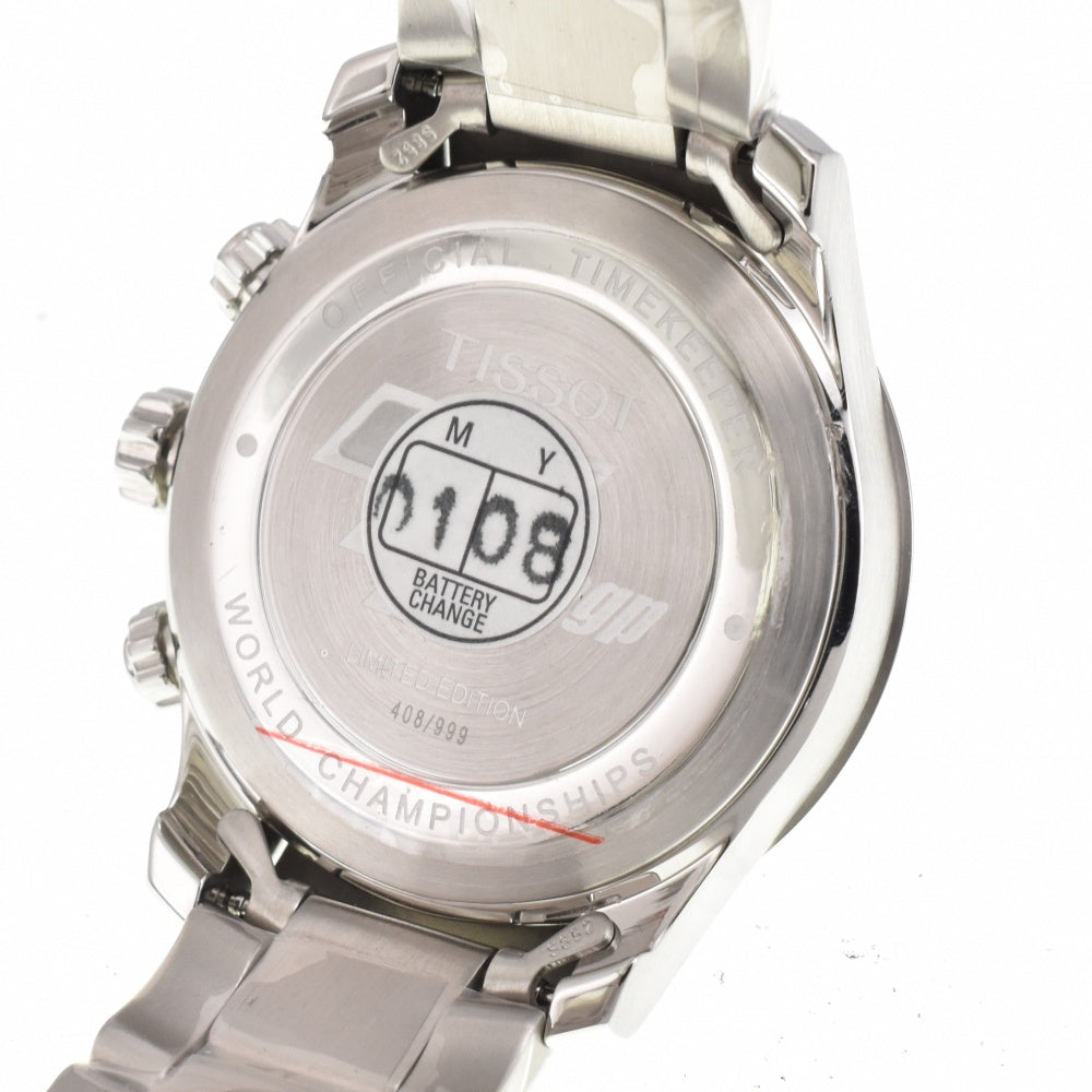 with paper TISSOT V8 MotoGP limited edition T36.1.686.92 Chronograph Date black Dial Quartz Men's
 Watch L#143070