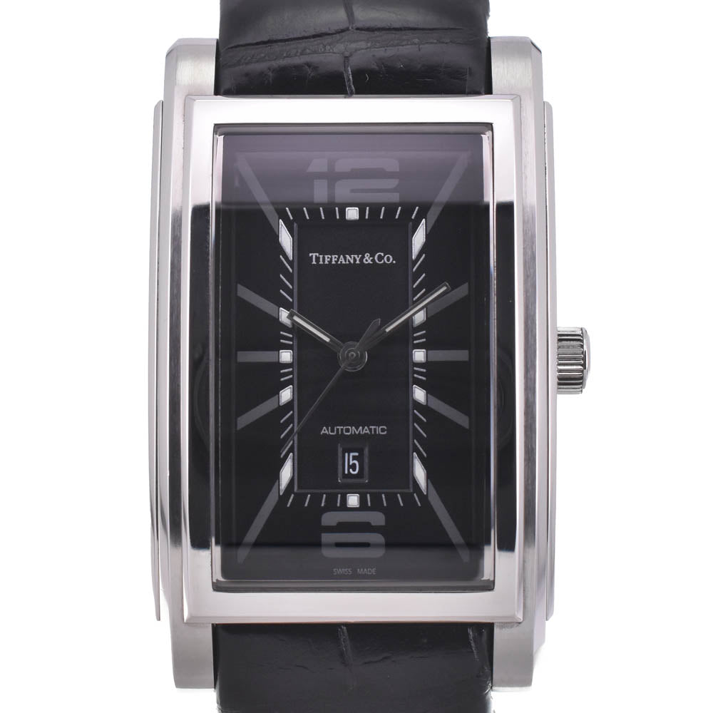 TIFFANY&Co. ground Z0031.68.10A10A70A Date black Dial Automatic Men's
 Watch M#143071