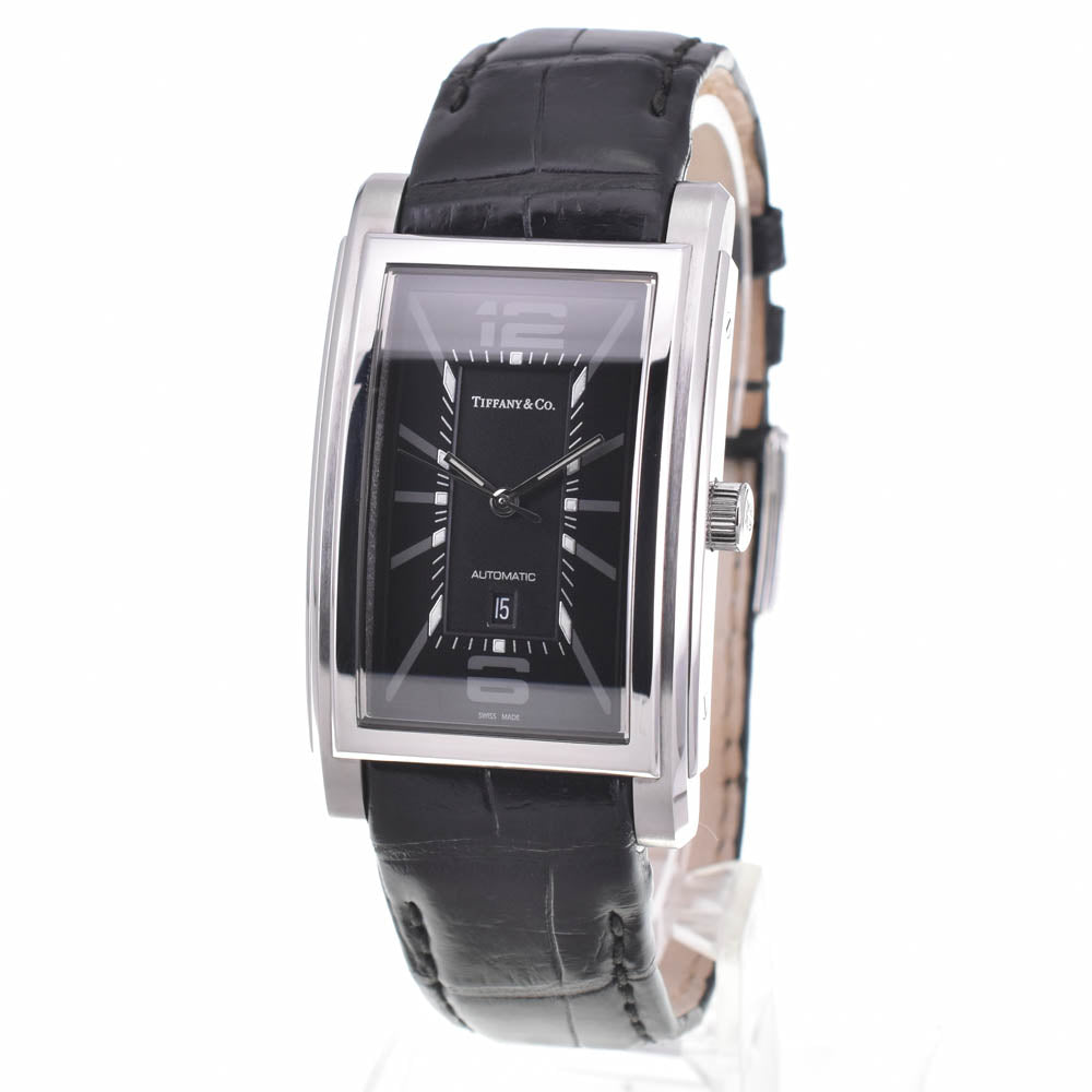 TIFFANY&Co. ground Z0031.68.10A10A70A Date black Dial Automatic Men's
 Watch M#143071