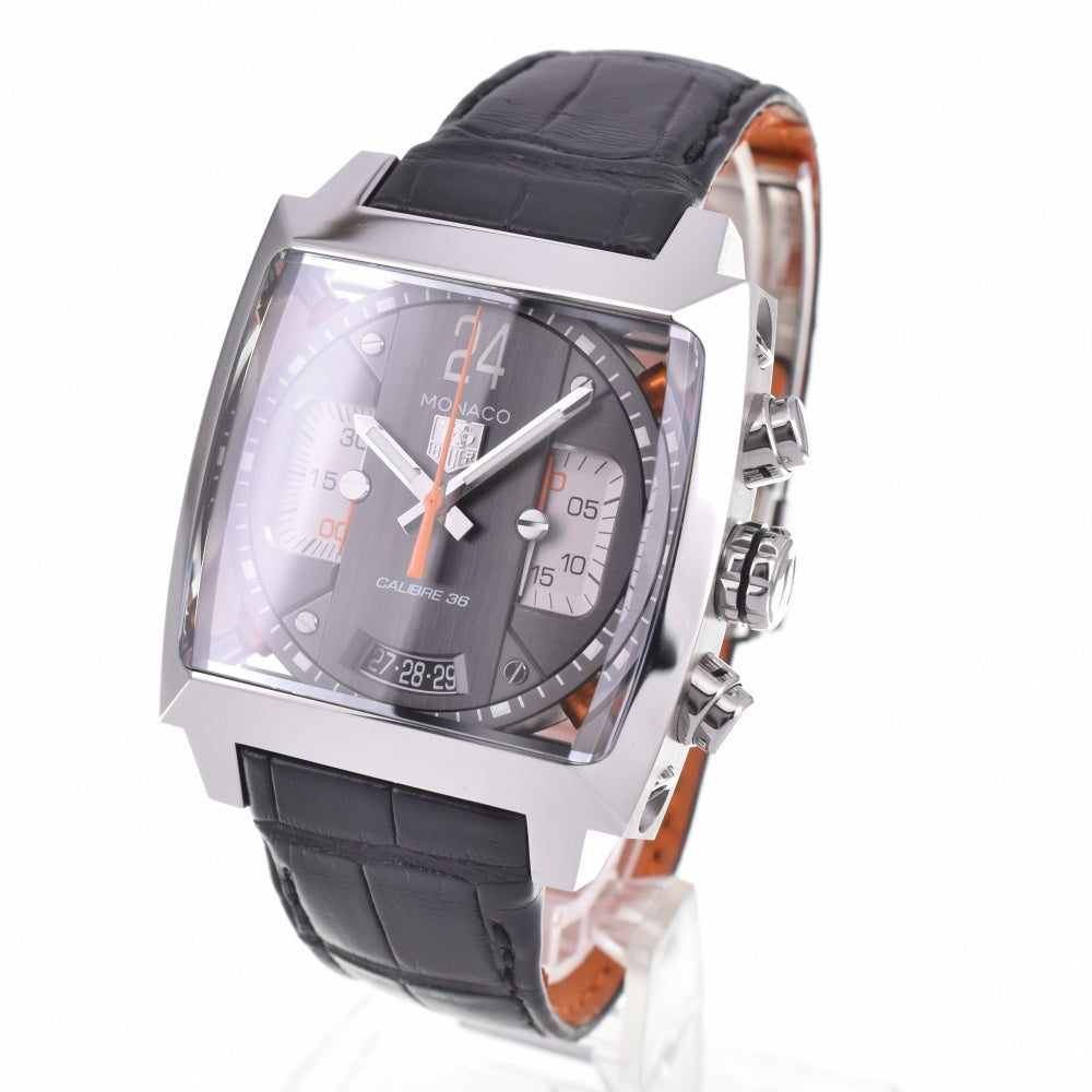 with paper TAG HEUER Monaco 24 Racing CAL5112.FC6298 Chronograph Date Caliber 36 gray Dial Automatic Men's
 Watch M#143073