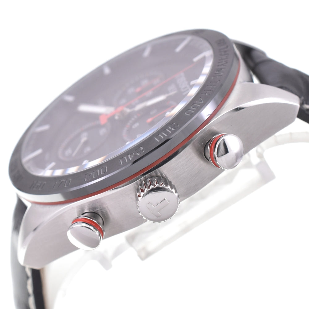 with paper TISSOT PRS 516 T100.417.16.051.00 Chronograph black Dial Quartz Men's
 Watch N#143083