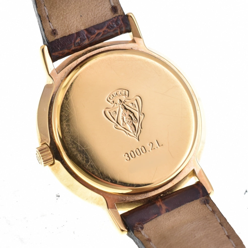 GUCCI 3000.2.L Sherry line Green / red Dial Quartz Ladies
 Watch N#143089