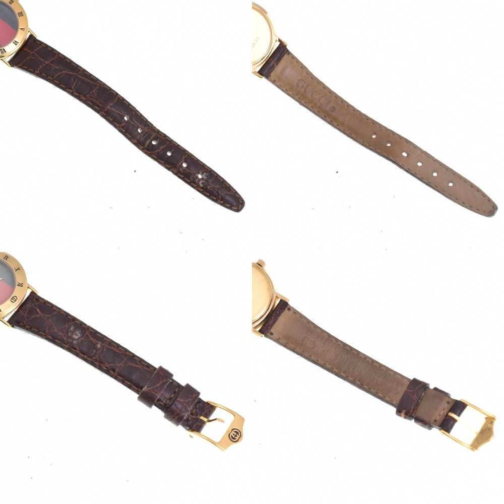 GUCCI 3000.2.L Sherry line Green / red Dial Quartz Ladies
 Watch N#143089