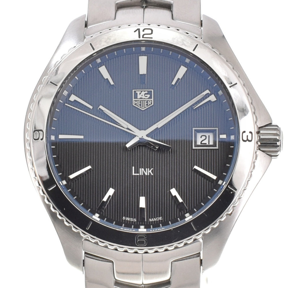 TAG HEUER Link WAT1110.BA0950 Date black Dial Quartz Men's
 Watch N#143090