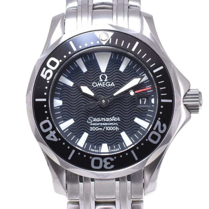 OMEGA Seamaster Professional 300 m 2282.50 Date black Dial Quartz Ladies
 Watch M#143091