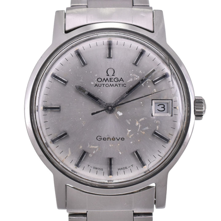 OMEGA Seamaster Ref.166.070 vintage Cal.565 Date Silver Dial Automatic Men's
 Watch A#143092
