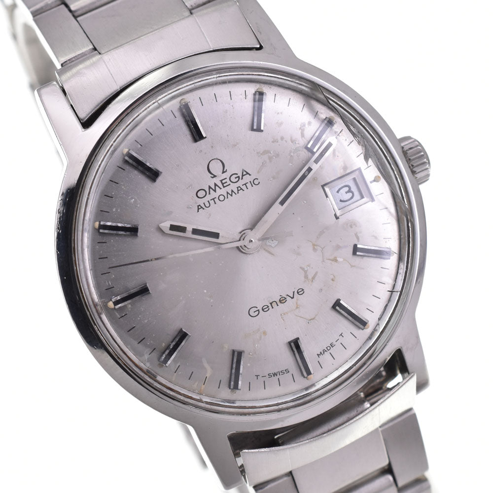 OMEGA Seamaster Ref.166.070 vintage Cal.565 Date Silver Dial Automatic Men's
 Watch A#143092