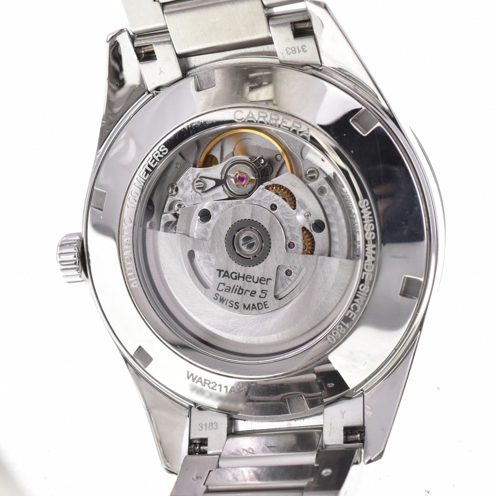 TAG HEUER Carrera Caliber 5 WAR211A.BA0782 Date black Dial Automatic Men's
 Watch M#143093