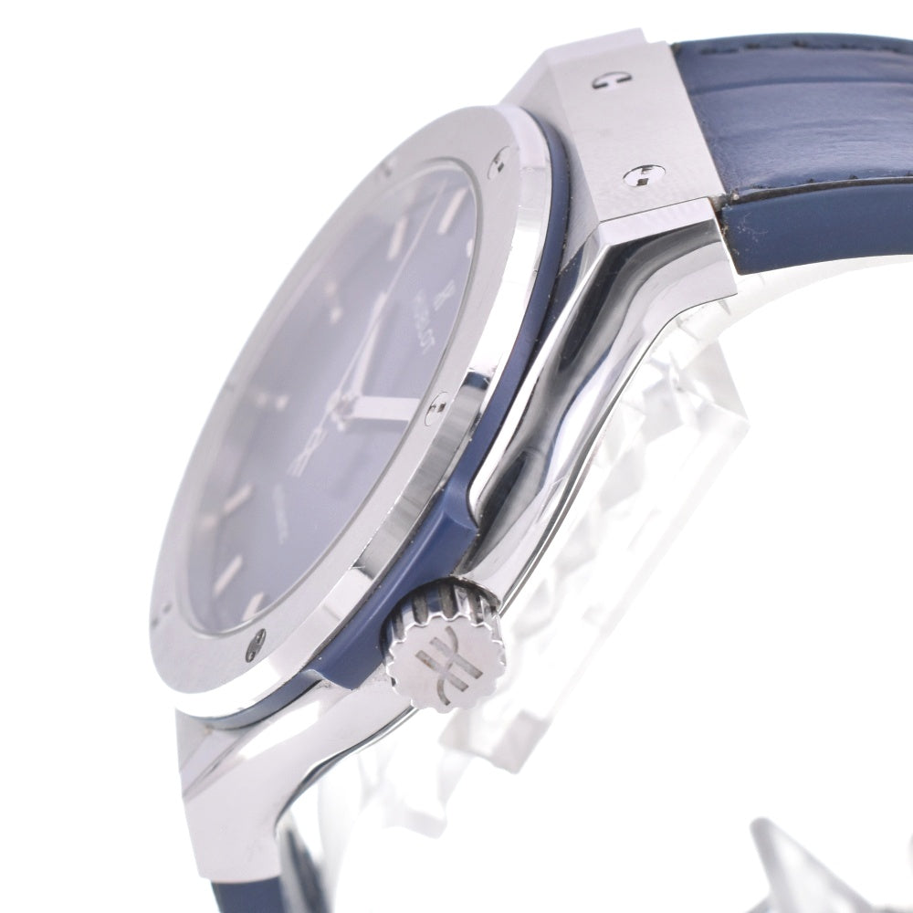 HUBLOT Classic Fusion Titanium 542.NX.7170.RX blue Dial Automatic Men's
 Watch L#143097