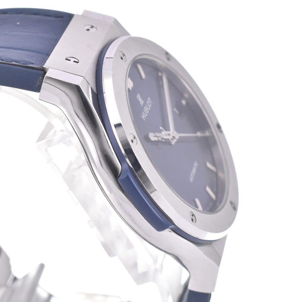 HUBLOT Classic Fusion Titanium 542.NX.7170.RX blue Dial Automatic Men's
 Watch L#143097