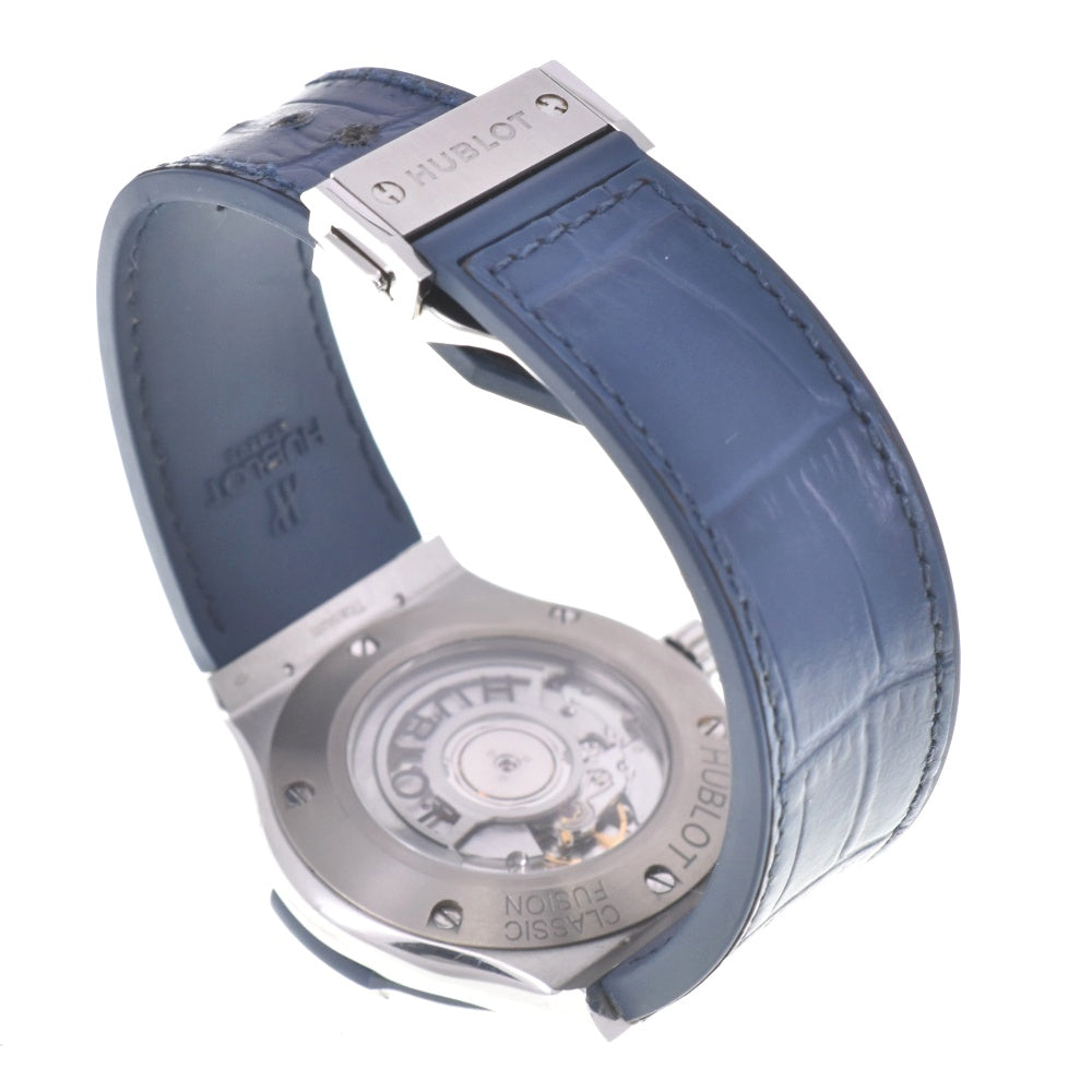 HUBLOT Classic Fusion Titanium 542.NX.7170.RX blue Dial Automatic Men's
 Watch L#143097