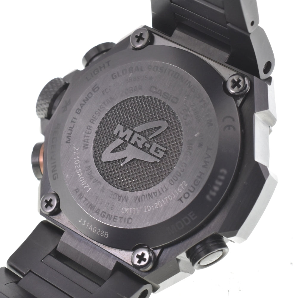 CASIO G-SHOCK MR-G MRG-G2000CB-1AJR black Dial Radio Sync Solar Men's
 Watch M#143098