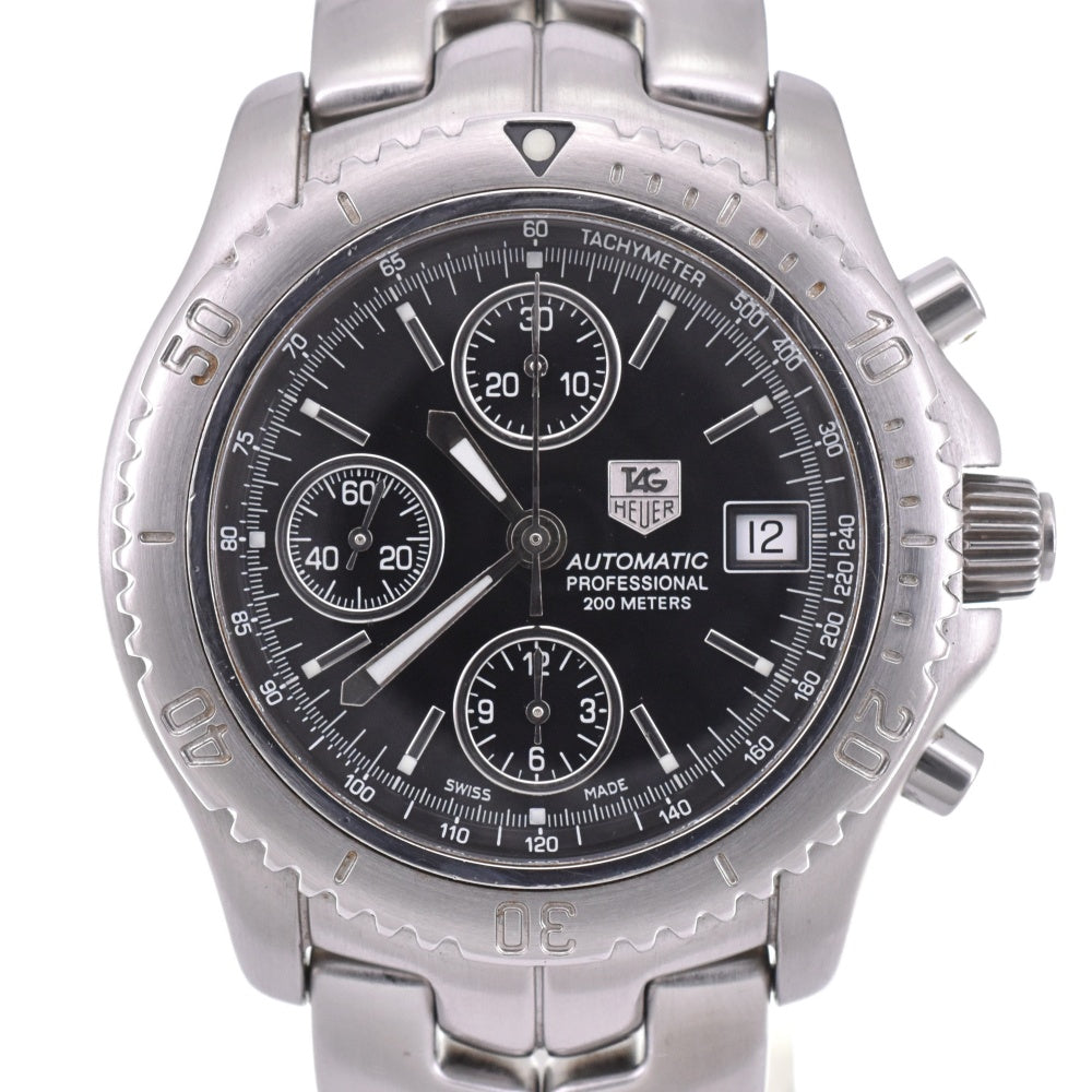 TAG HEUER Link CT2111 Chronograph Date black Dial Automatic Men's
 Watch N#143099