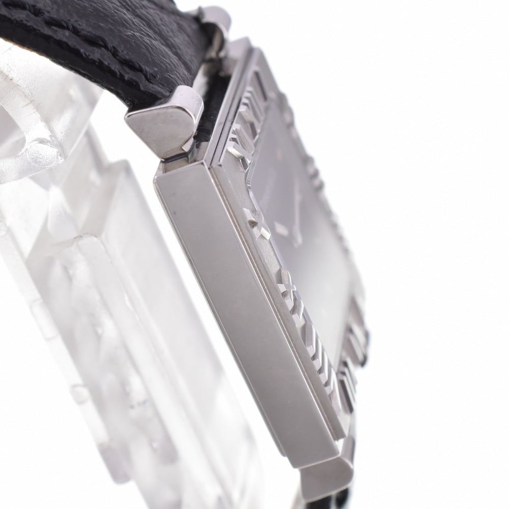 TIFFANY&Co. Atlas Gent Square black Dial Quartz Ladies
 Watch N#143102