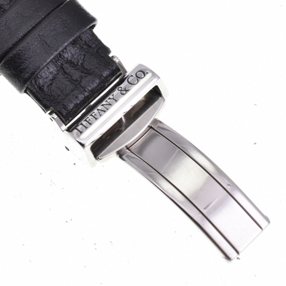 TIFFANY&Co. Atlas Gent Square black Dial Quartz Ladies
 Watch N#143102