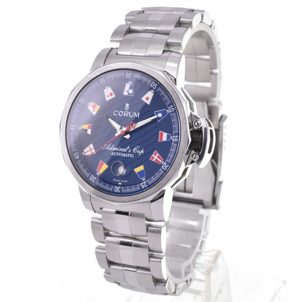 CORUM Admiral's Cup Trophy 41 082.833.20 Date Navy Dial Automatic Men's
 Watch M#143103