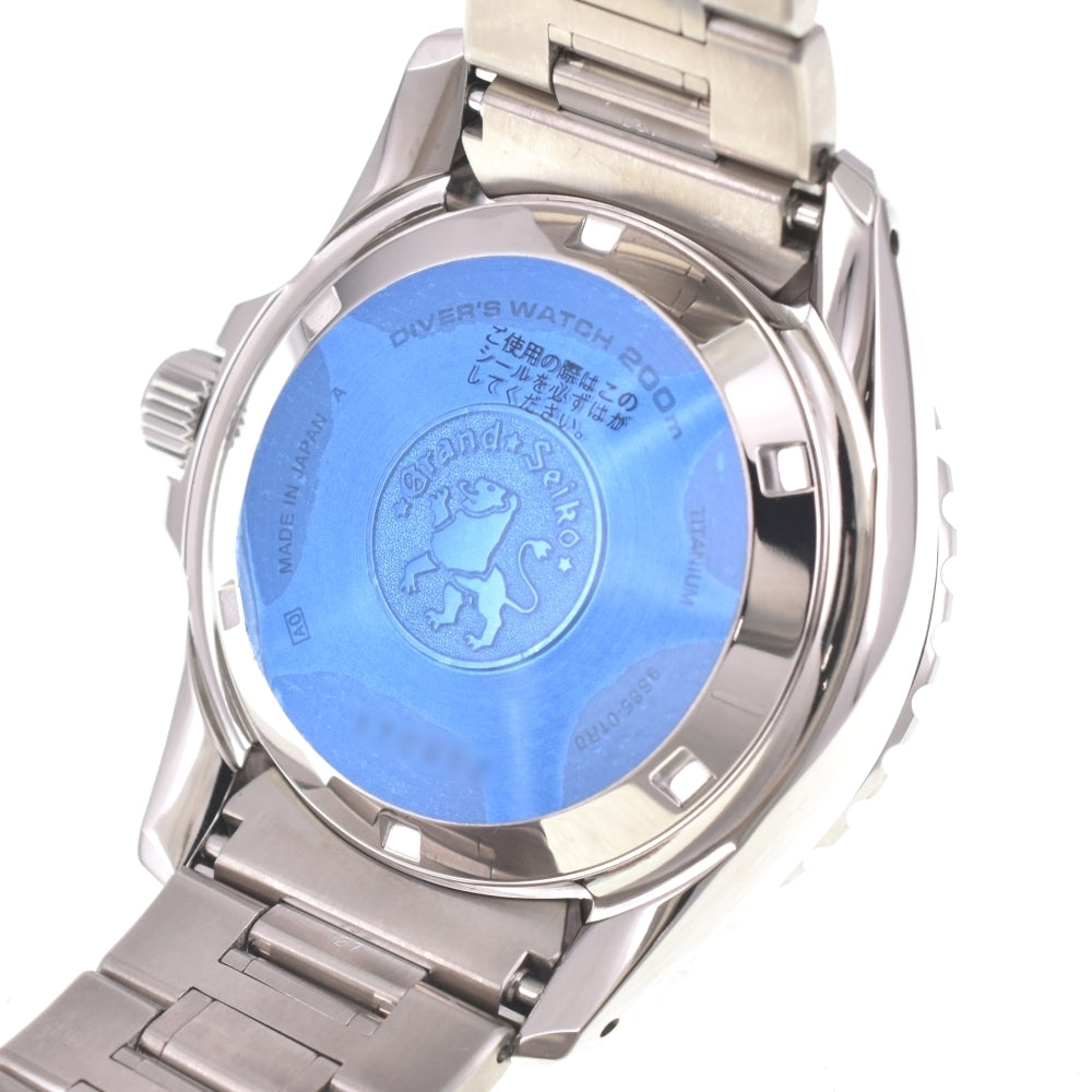 SEIKO GS Sports Collection SBGH291/9S85-01R0 Date black Dial Automatic Men's
 Watch L#143105