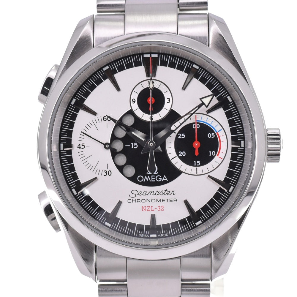 OMEGA SeamasterAqua Terra NZL-32 2513.30 Chronograph Silver / Black Dial Automatic Men's
 Watch M#143114