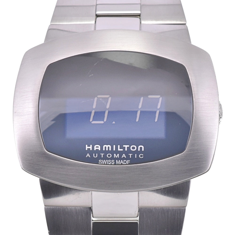 with paper HAMILTON Pulsomatic H525150 Digital black Dial Auto quartz Men's
 Watch M#143115