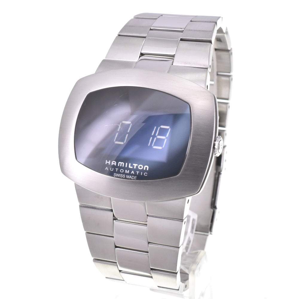 with paper HAMILTON Pulsomatic H525150 Digital black Dial Auto quartz Men's
 Watch M#143115