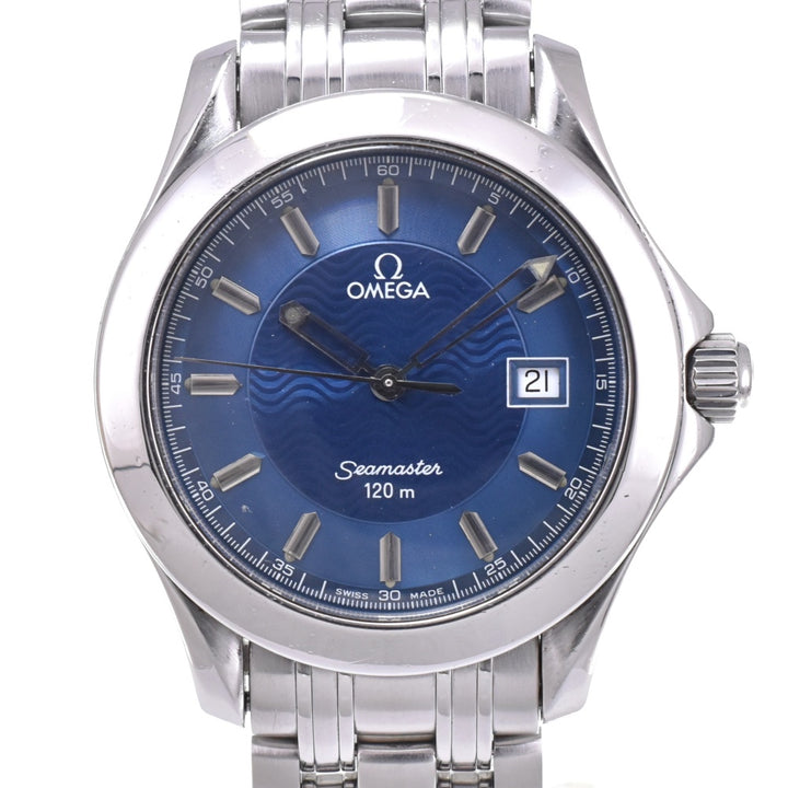 OMEGA Seamaster 120M 2511.81 Date blue Dial Quartz Men's
 Watch N#143118