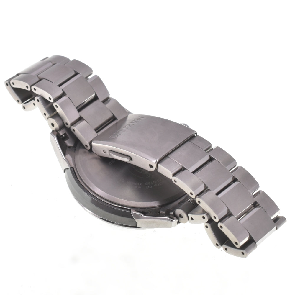 CITIZEN Atessa AT9025-55E Eco Drive Titanium black Dial Radio Sync Solar Men's
 Watch L#143119