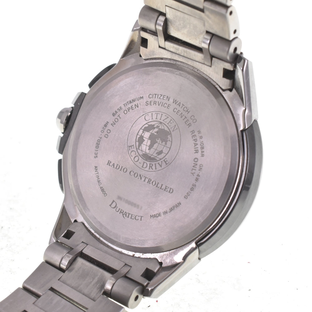 CITIZEN Atessa AT9025-55E Eco Drive Titanium black Dial Radio Sync Solar Men's
 Watch L#143119