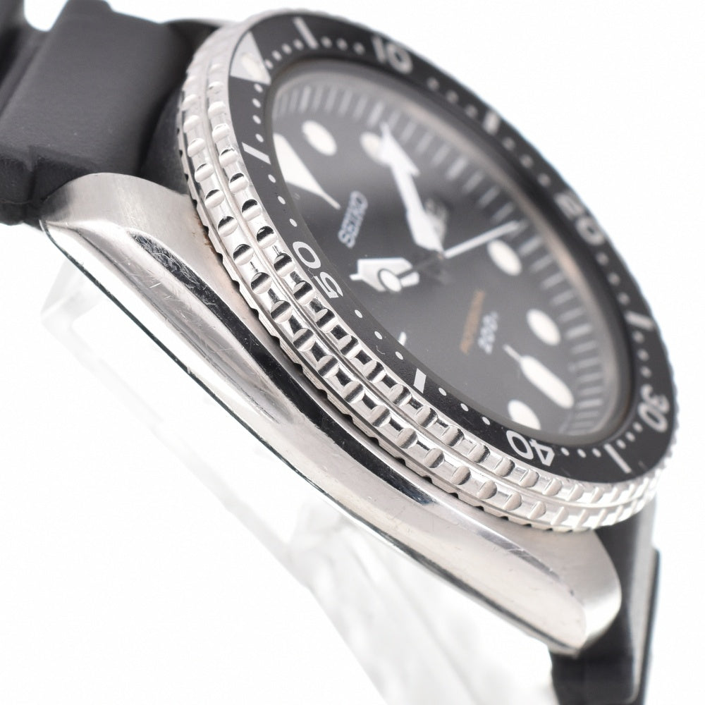 SEIKO Divers Professional 200 m 7C43-7010 black Dial Quartz Men's
 Watch L#143120