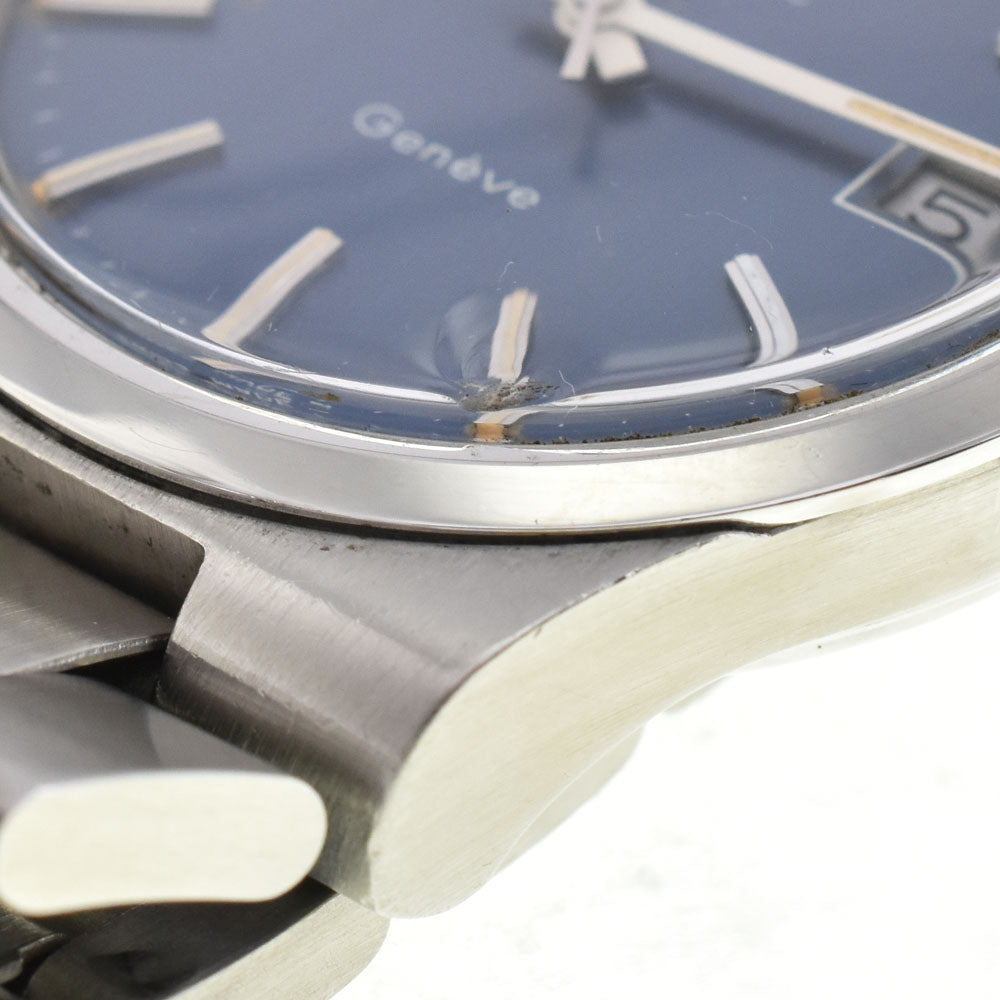 OMEGA Geneva Date 166.0173 vintage Cal.1012 blue Dial Automatic Men's
 Watch R#143123