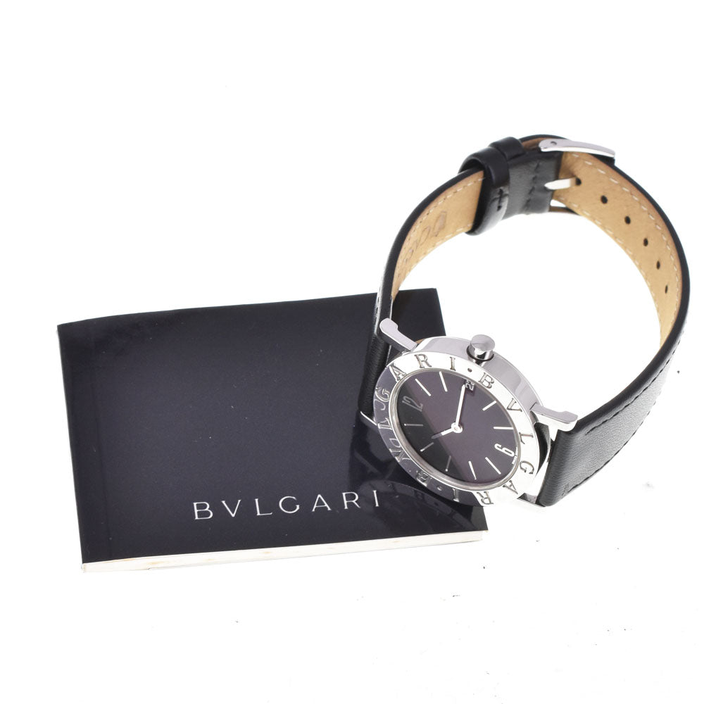 with paper BVLGARI Bvlgari Bvlgari BB30SLD black Dial Quartz Unisex
 Watch A#143125