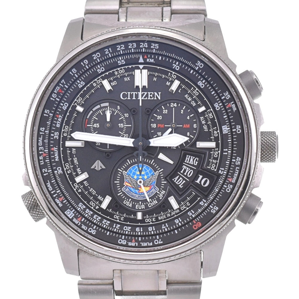 CITIZEN ブルーインパルスH610 with paper CITIZEN Promaster SKY series H610-T019382 Blue Impulse