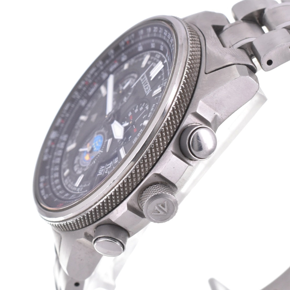 with paper CITIZEN Promaster SKY series H610-T019382 Blue Impulse Limited Edition Eco Drive black Dial Radio Sync Solar Men's
 Watch L#143128