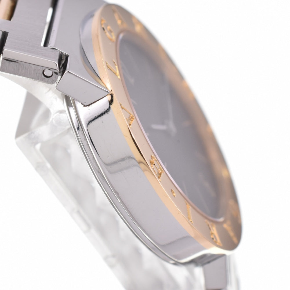 BVLGARI Bvlgari Bvlgari BB30SGD Stainless Steel/K18YG black Dial Quartz Unisex
 Watch N#143130