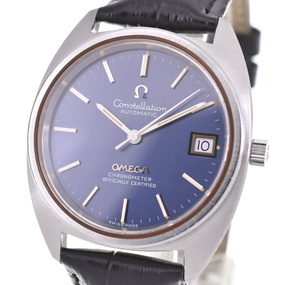 OMEGA Constellation 168.0056 vintage Cal.1011 Chronometer blue Dial Automatic Men's
 Watch N#143133