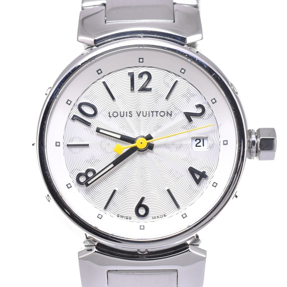 LOUIS VUITTON Tambour Q121K Monogram Silver Dial Quartz Ladies
 Watch N#143134