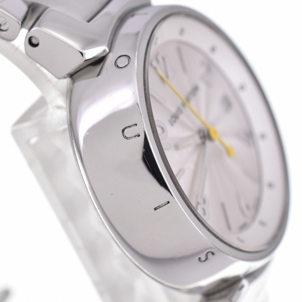 LOUIS VUITTON Tambour Q121K Monogram Silver Dial Quartz Ladies
 Watch N#143134