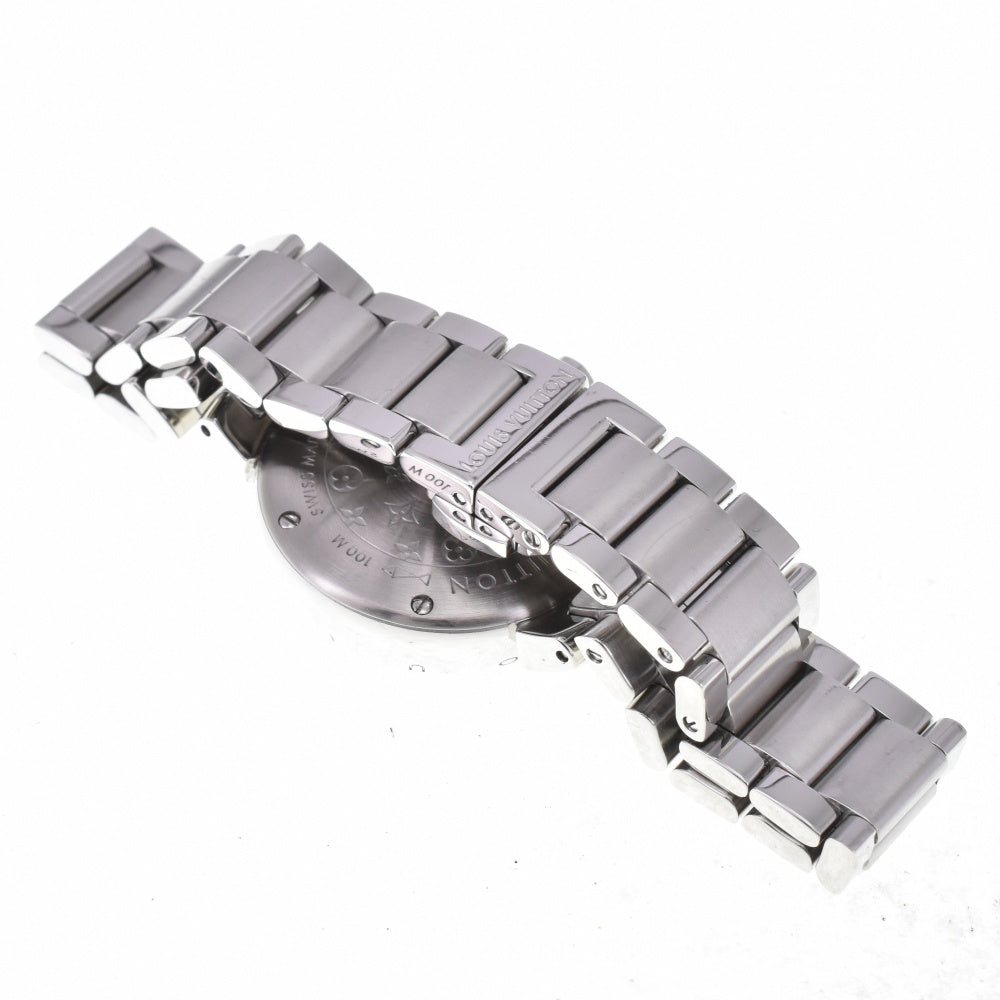 LOUIS VUITTON Tambour Q121K Monogram Silver Dial Quartz Ladies
 Watch N#143134