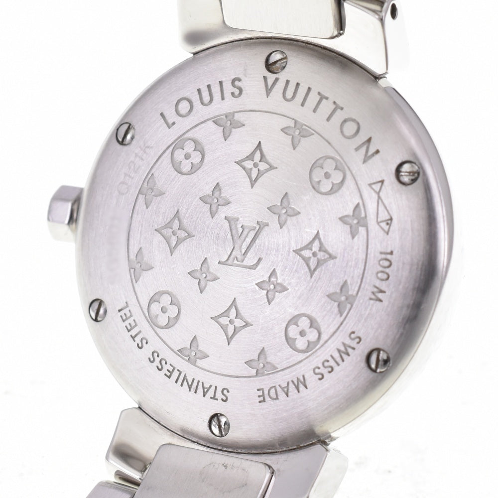 LOUIS VUITTON Tambour Q121K Monogram Silver Dial Quartz Ladies
 Watch N#143134