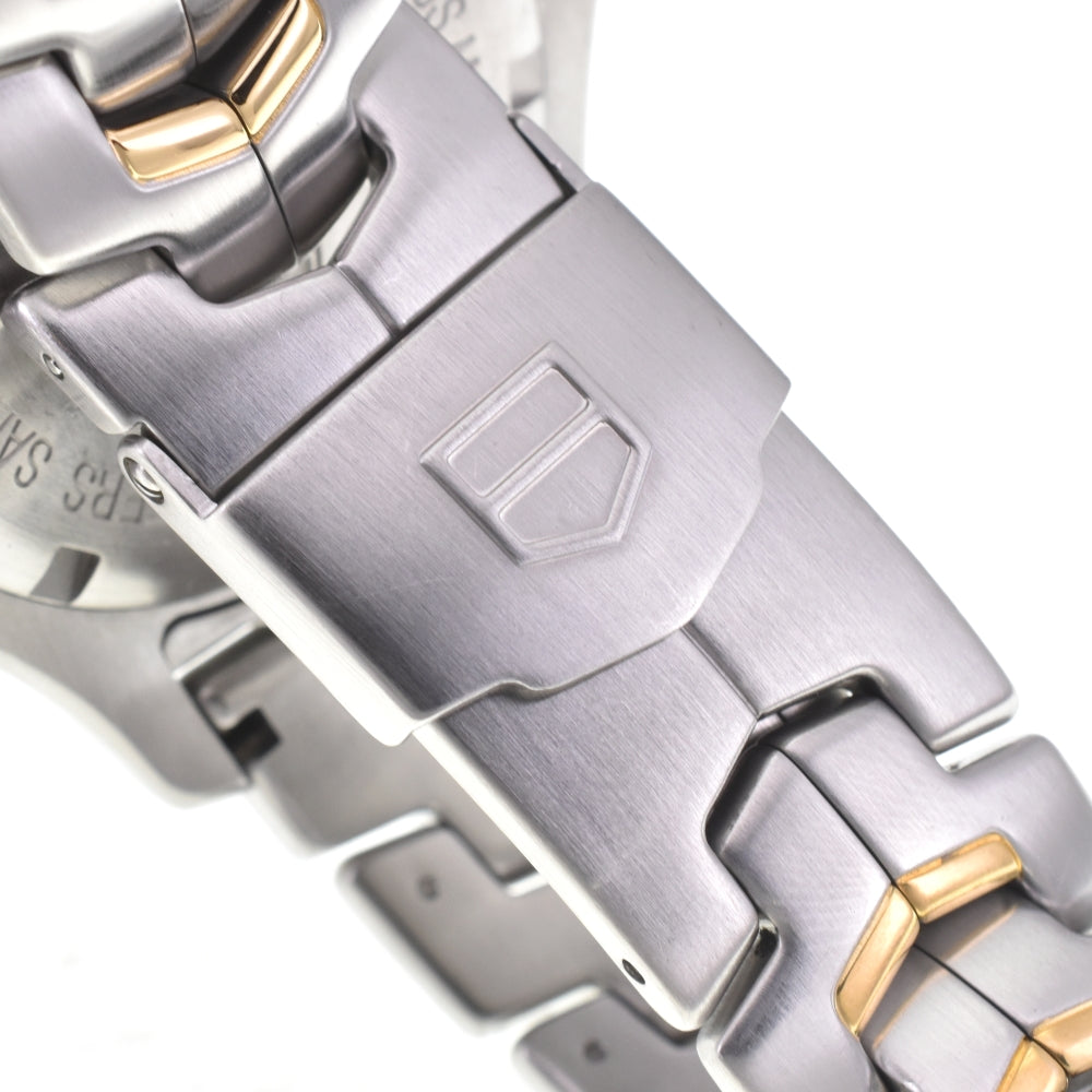 TAG HEUER Link WJF1152 Stainless Steel/K18YG White shell Dial Quartz Men's
 Watch M#143137