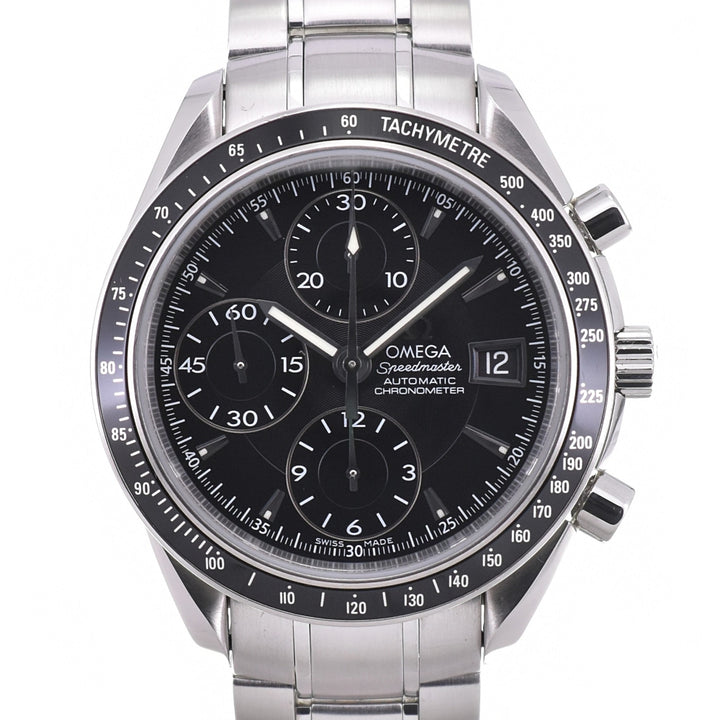 with paper OMEGA Speedmaster 3210.50 Chronograph Date black Dial Automatic Men's
 Watch M#143138