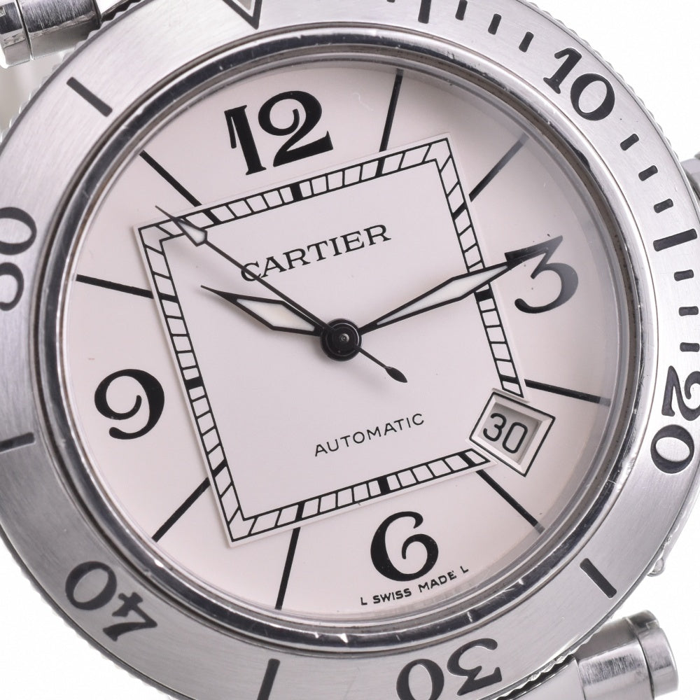 CARTIER Pacha Sea timer W31080M7 Silver Dial Automatic Men's
 Watch M#143140
