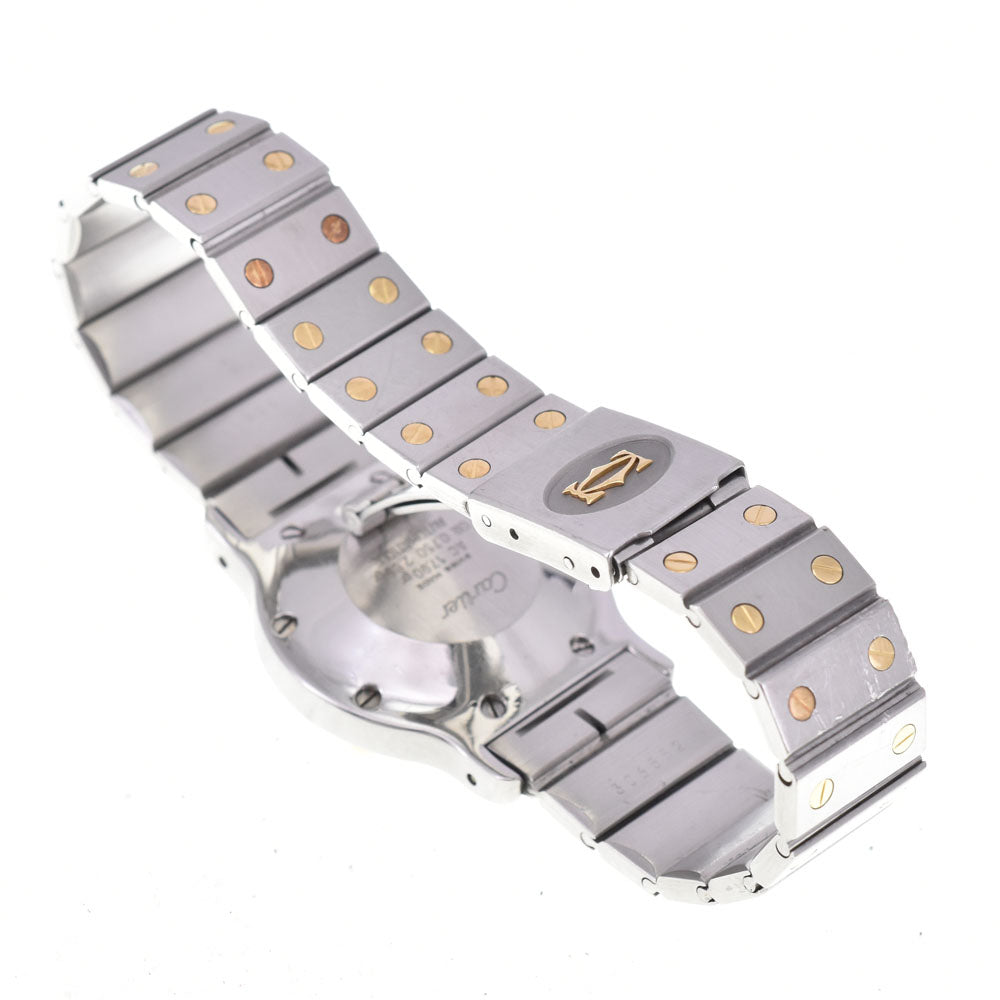 with paper CARTIER Santos Octagon LM 81037288 Stainless Steel/K18YG white Dial Automatic Unisex
 Watch Q#143141