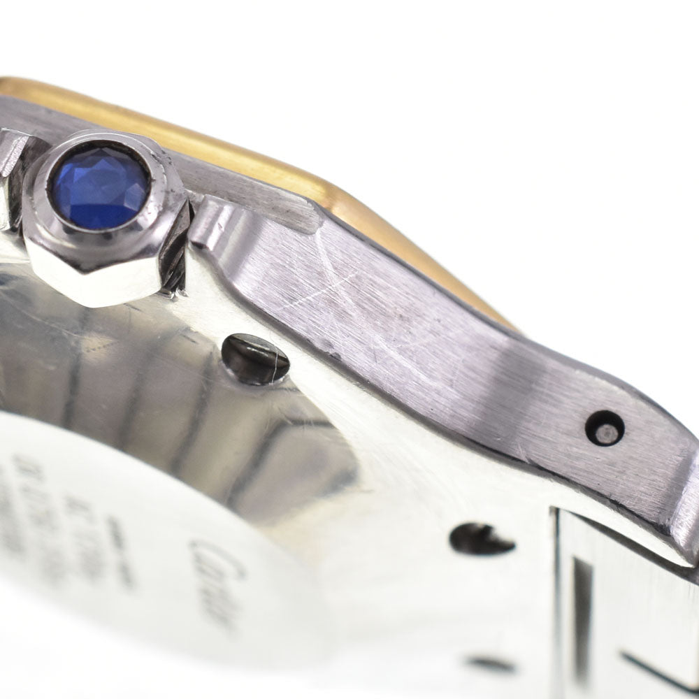 with paper CARTIER Santos Octagon LM 81037288 Stainless Steel/K18YG white Dial Automatic Unisex
 Watch Q#143141