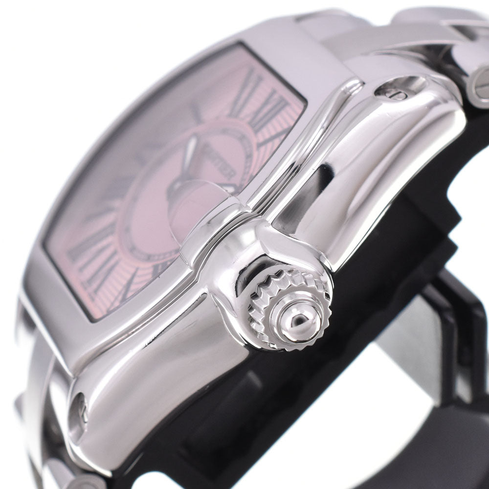 CARTIER Roadster W62017V3 Date pink Dial Quartz Ladies
 Watch R#143143