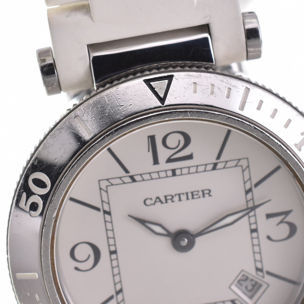 CARTIER Pasha Seatimer Lady SM W3140002 Silver Dial Quartz Ladies
 Watch N#143144