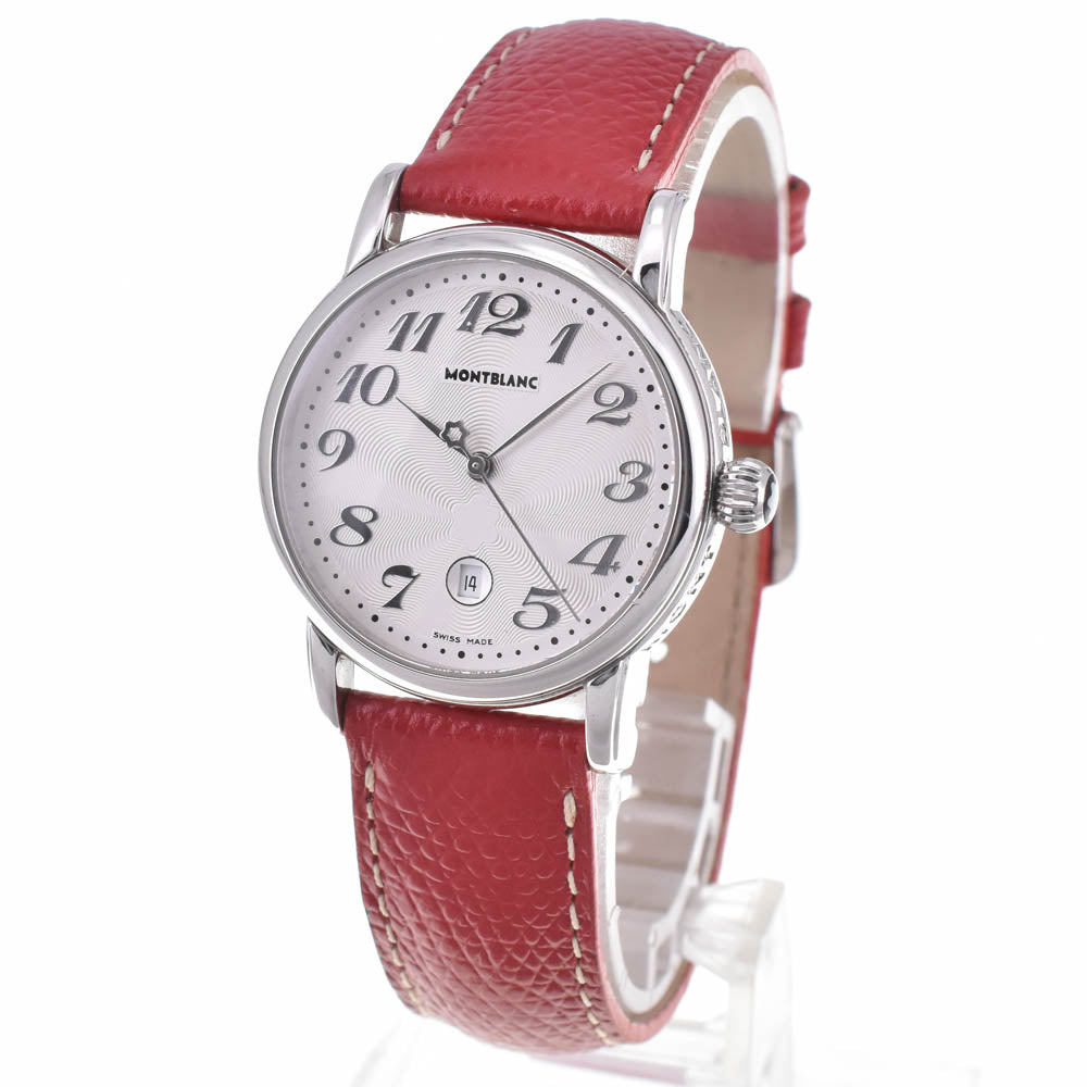 with paper MONTBLANC Meistersteck 7020 Date Silver Dial Quartz Unisex
 Watch M#143145
